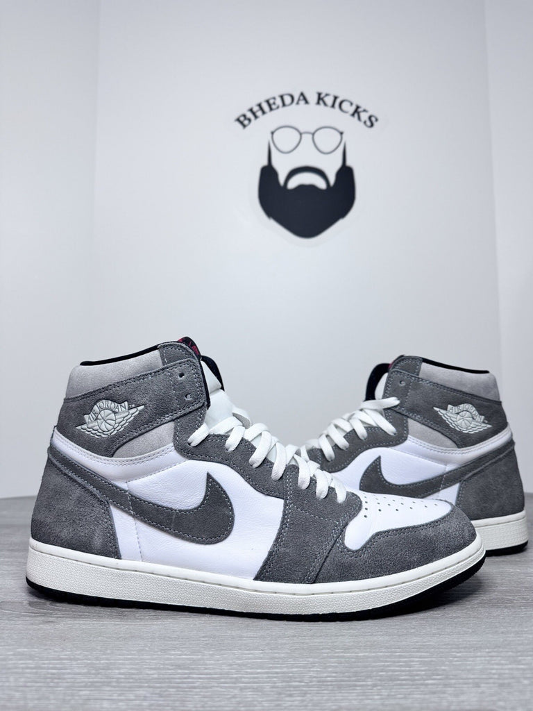 Size 14 - Air Jordan 1 Retro High OG Washed Black DZ5485051 Black Preowned