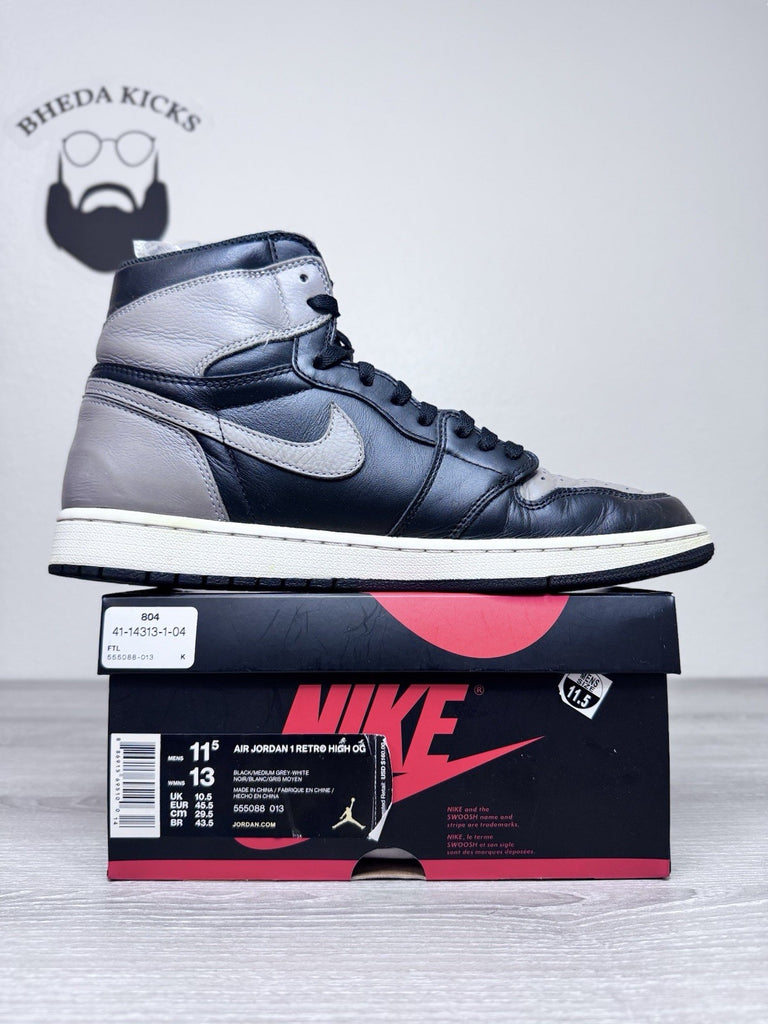 Size 11.5 - Nike Air Jordan 1 Retro High OG Shadow 2018 (555088-013) Preowned