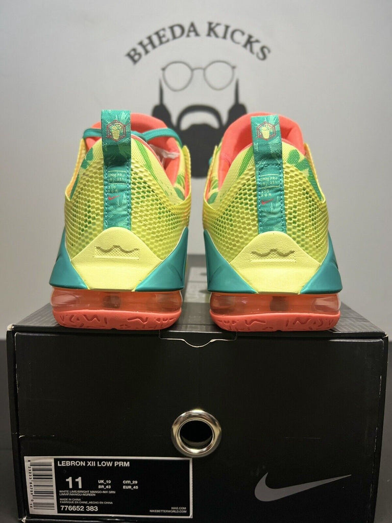 Nike LeBron 12 XII Low PRM LeBronald Palmer 805893-383 Size 11 Preowned Og Rare