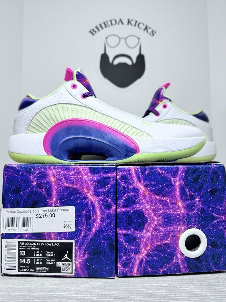 Size 13 - Luka Doncic x Air Jordan 35 Low Cosmic Deception DJ9805-190 NEW DS