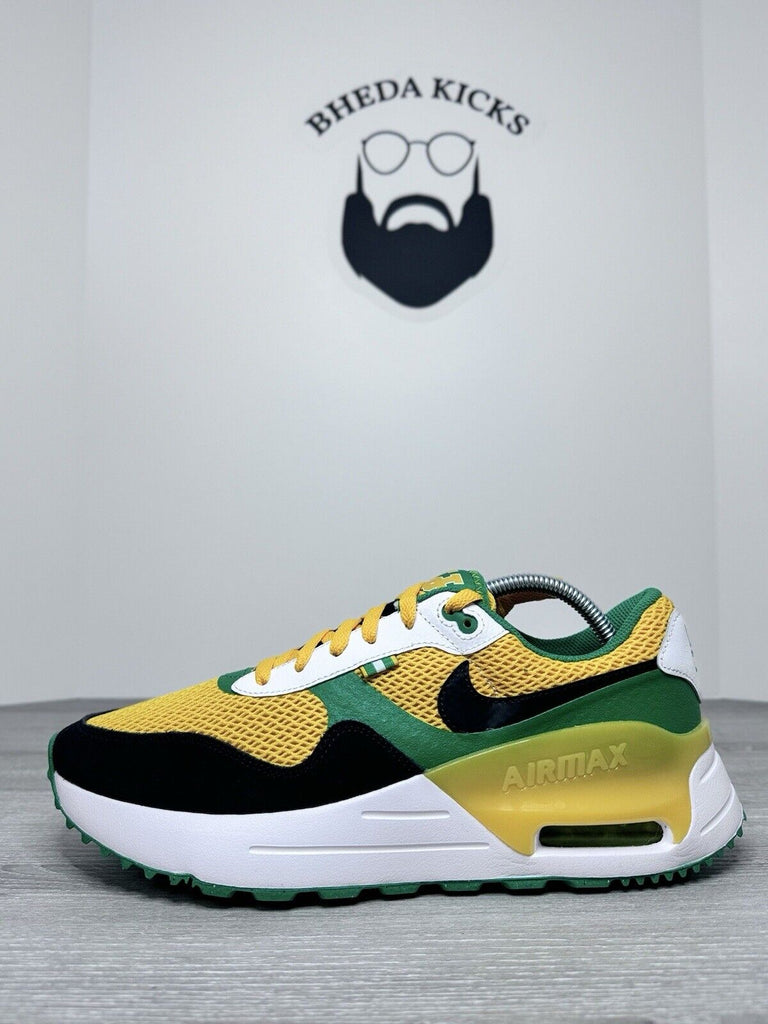 Size 9 - Nike Air Max SYSTM 'Oregon' Shoes Sneakers Yellow Green DZ7738-700 DS