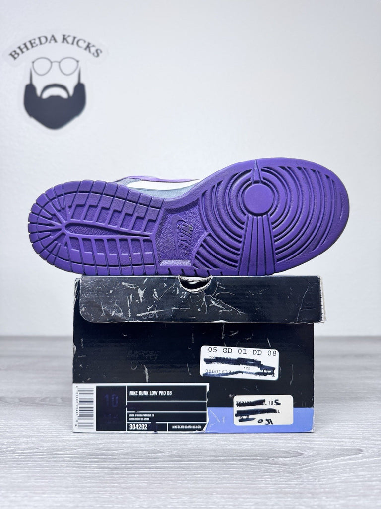 Size 10.5 - Nike SB Dunk Low Pro Purple Pigeon 2006 304292-051 Preowned
