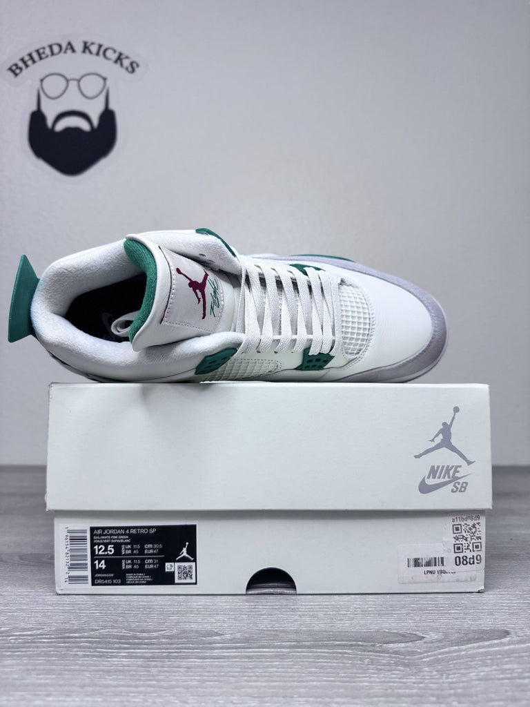 Size 12.5 - Nike Air Jordan 4 Retro SB Pine Green Sail (2023) DR5415-103 Worn 1x