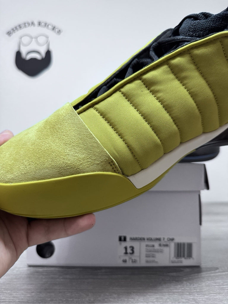 Size 13 -Adidas Harden Vol. 7 Mid Pulse Olive IF1138 Men’s Preowned Authentic