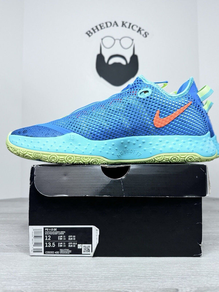 Size 12 - Nike PG 4 x NBA 2K20 Gatorade 2K Gamer Exclusive CZ6202-400