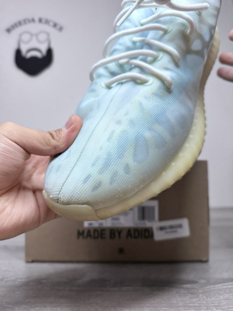 Size 14 - Adidas Men's Yeezy Boost 350 V2 Mono Ice GW2869 Preowned Authentic