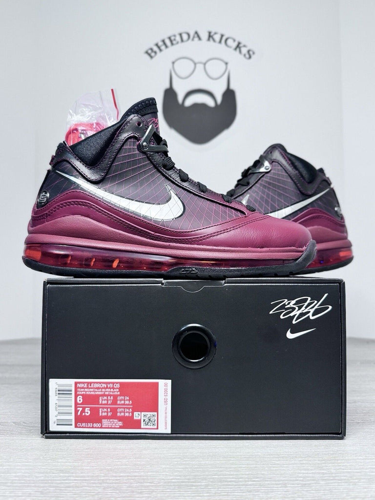 Size 6 - NEW DS Nike Lebron 7 VII QS 2019 Christmas Day Team Red CU5133-600