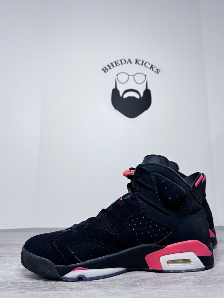 Size 12.5 - Air Jordan 6 Retro Black Infrared 2019 384664-060 Preowned Og