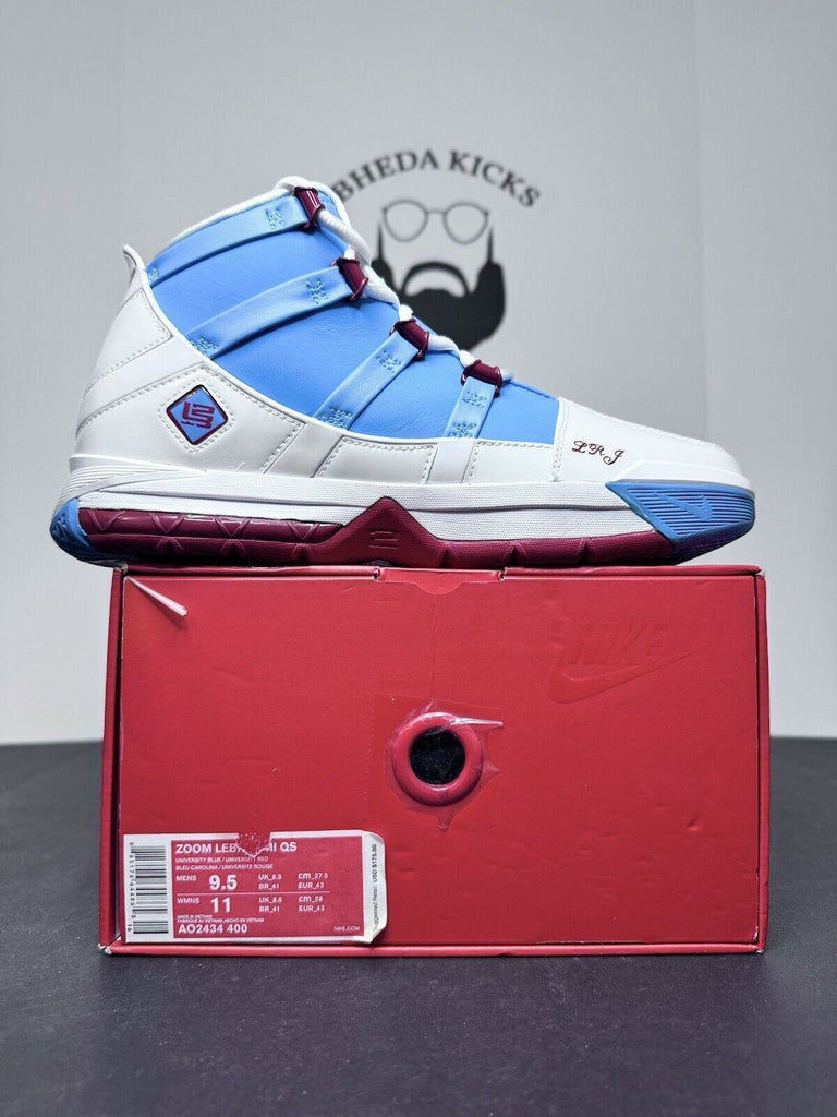 NEW DS Nike Zoom LeBron 3 Shoes Houston Oilers Blue Red QS Men’s Size 9.5