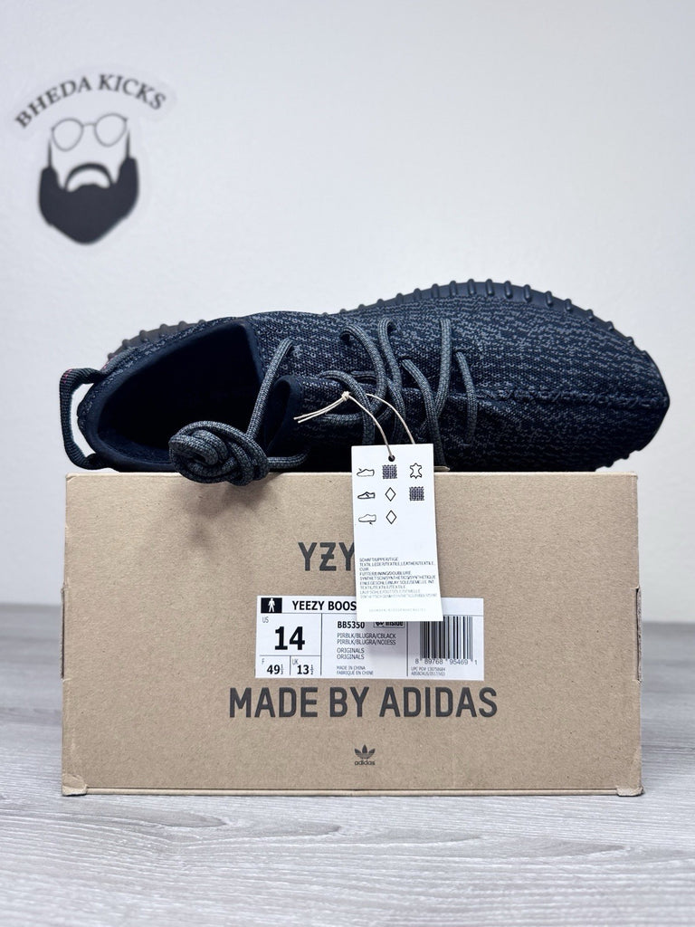 Size 14 - adidas Yeezy 350 Boost Pirate Black 2023 BB5350 Brand New