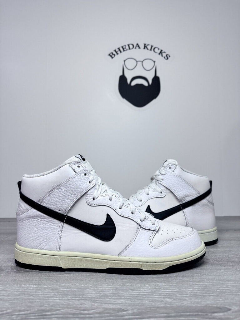 Size 10.5 - Nike Dunk High White Black "Storm Trooper" 317982-126 Preowned