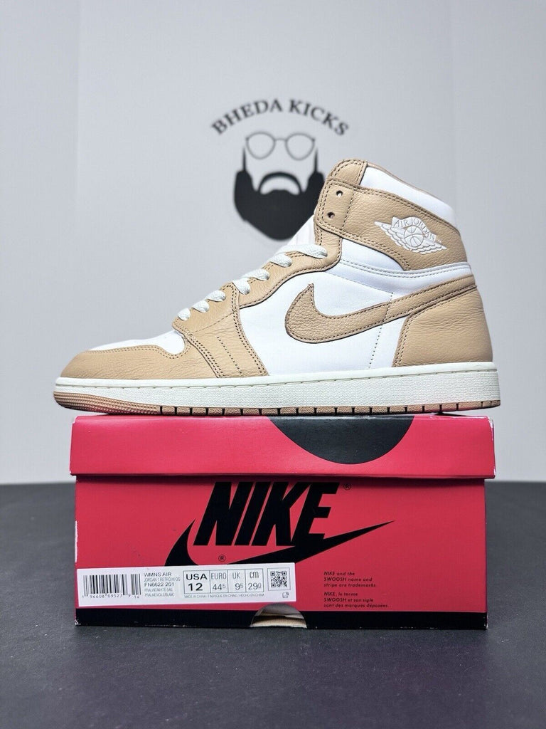 Jordan 1 Retro OG High Praline FN6622-201 Preowned Size 10.5 Men’s - 12W