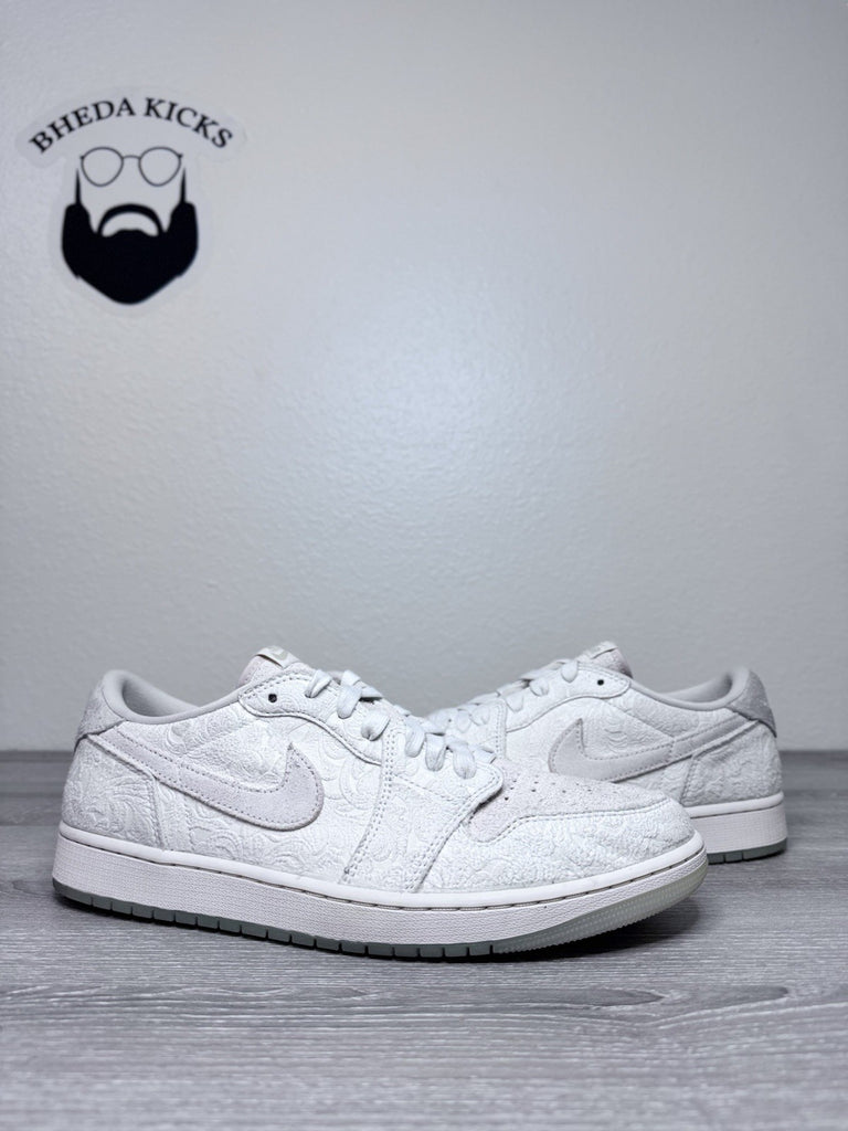 Size 12 - Jordan 1 Low Retro OG x Chris Paul Give Them Flowers FZ0455-200