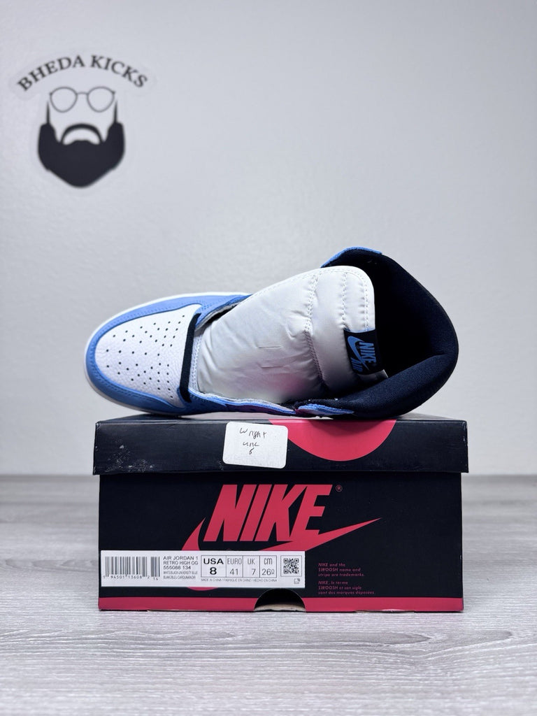 Size 8 - Jordan 1 Retro OG High University Blue 555088-134 NEW DS