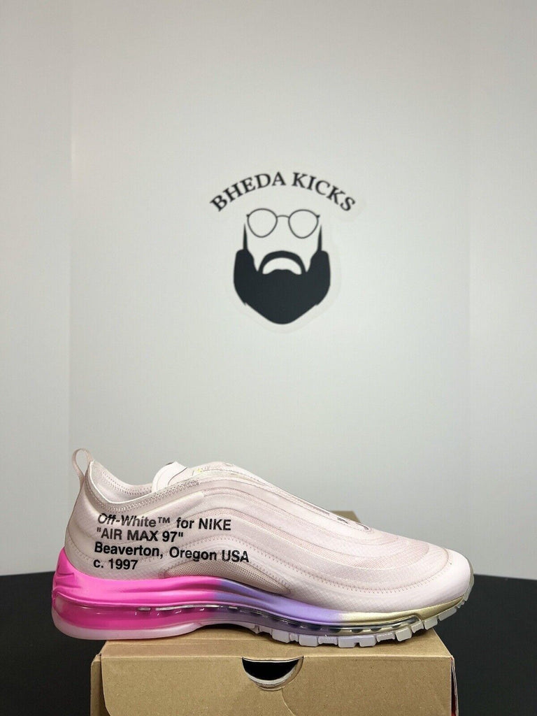 Nike Air Max 97 x Off-White Serena Queen Elemental Rose AJ4585-600 Men’s Size 12