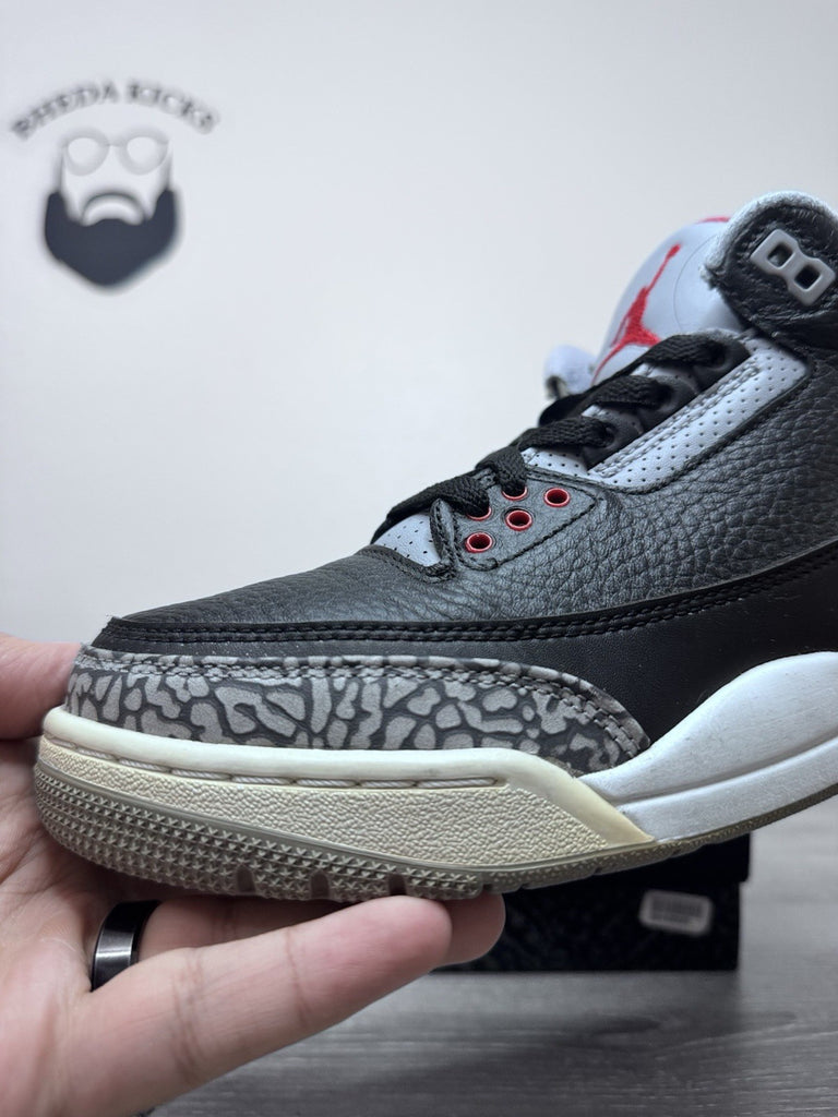 Size 7.5 - 2018 Nike Air Jordan 3 III Retro OG Black Cement 854262-001 Men's