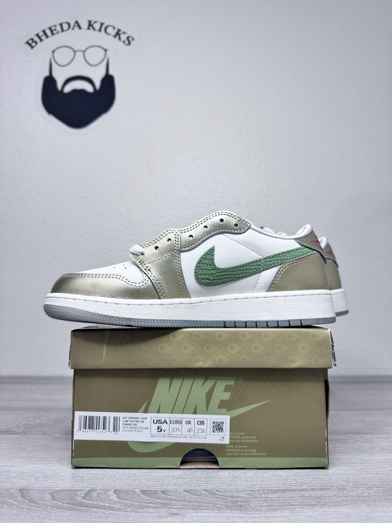 Size 5y - Air Jordan 1 Retro Low OG GS Year of the Dragon FQ6593-100 Boys Youth