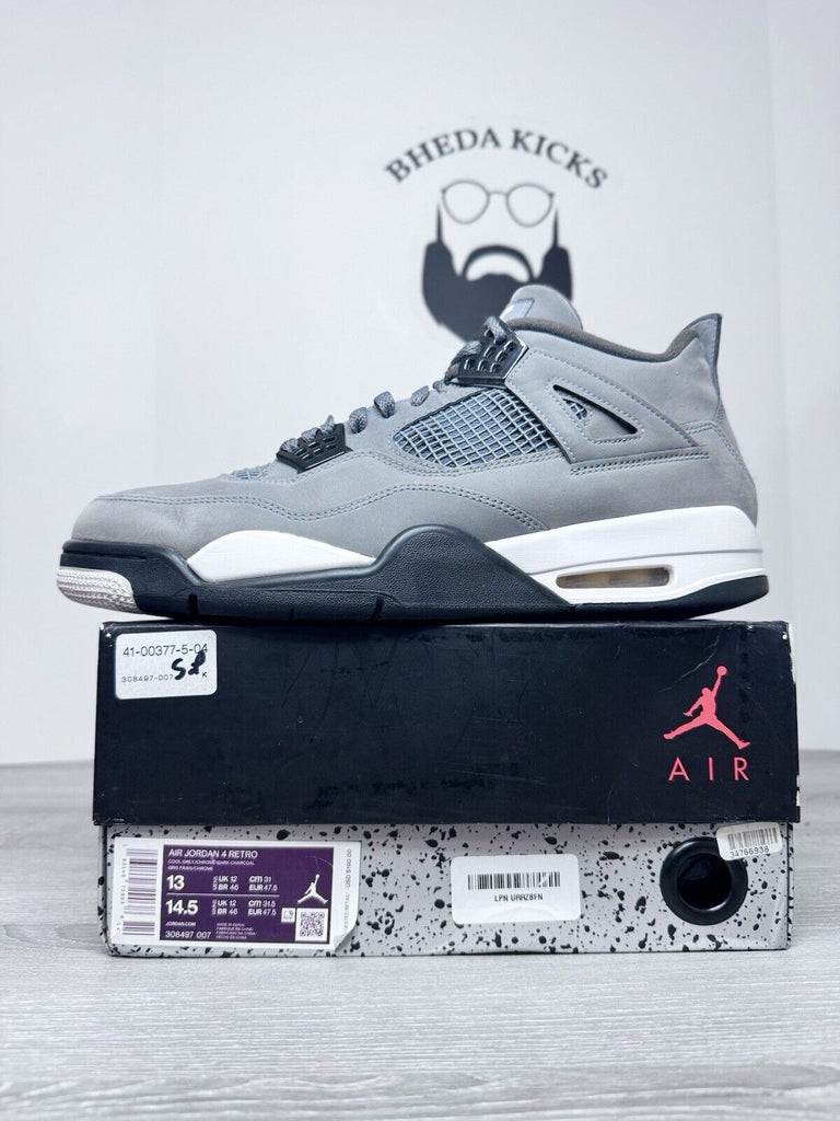 Size 13 - Jordan 4 Retro "Cool Grey" (2019) 308497-007 Men's Preowned Og