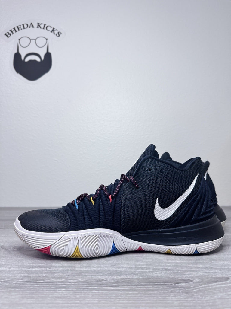 Size 15 - Nike Kyrie 5 Friends Mens Shoes Basketball Sneakers Black AO2918-006
