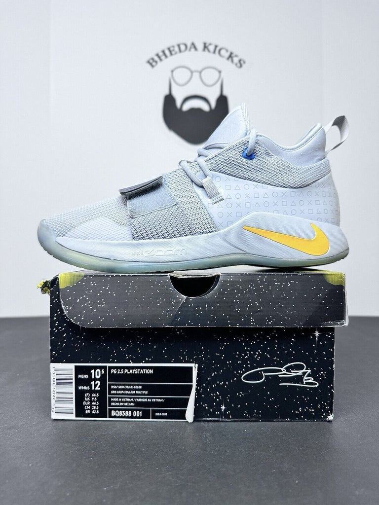 Nike Playstation x PG 2.5 Wolf Grey BQ8388-001 Preowned Og Authentic Size 10.5