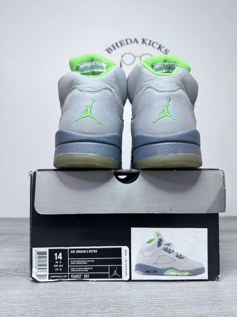 Size 14 - Jordan 5 Retro Green Bean 2006 136027-031 OG Authentic