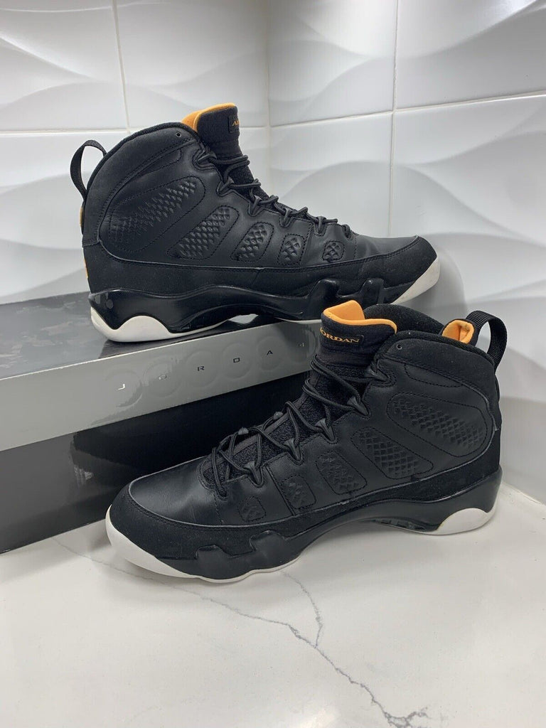 Nike Air Jordan 9 Retro Citrus 2010 Size 12 302370-004 Black White Yellow OG IX