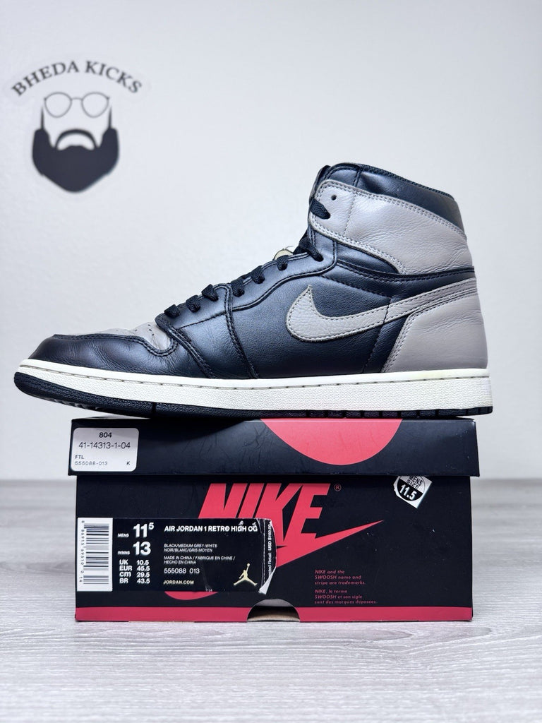 Size 11.5 - Nike Air Jordan 1 Retro High OG Shadow 2018 (555088-013) Preowned