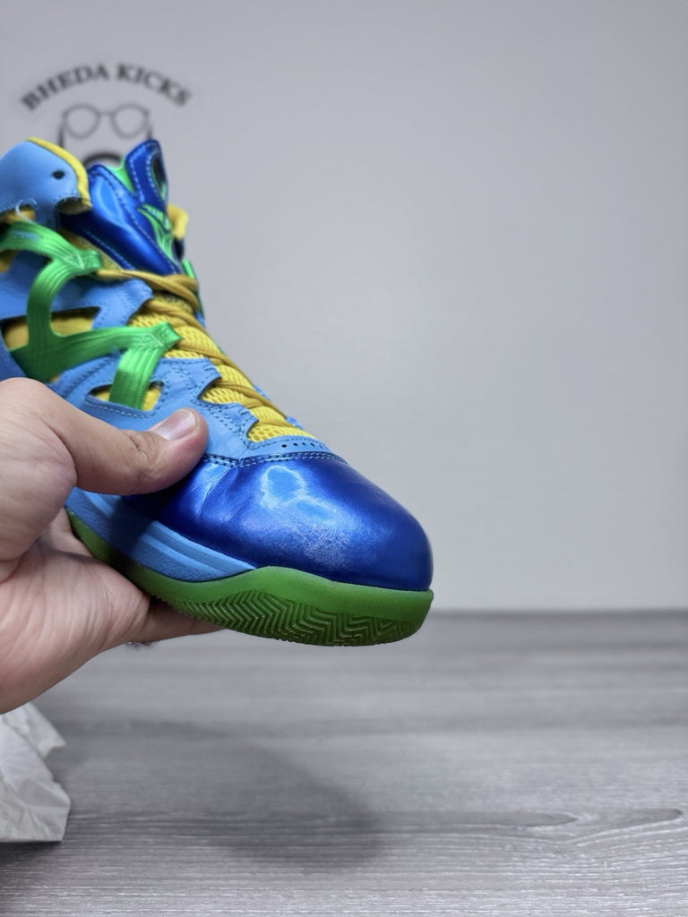 Size 10 - Nike Jordan Melo M9 Men's Poision Green Blitz Vivid Blue 551879-415