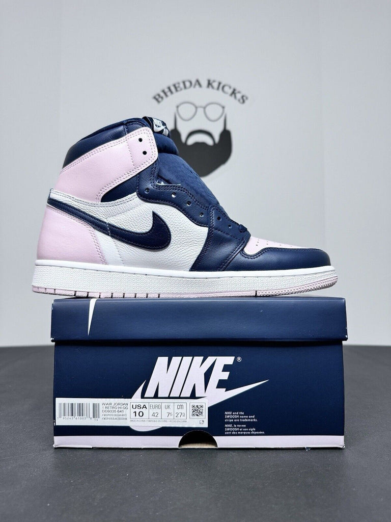 Nike Air Jordan 1 Retro High OG Bubblegum Atmosphere 2021 Women’s Size 10/ 8.5M