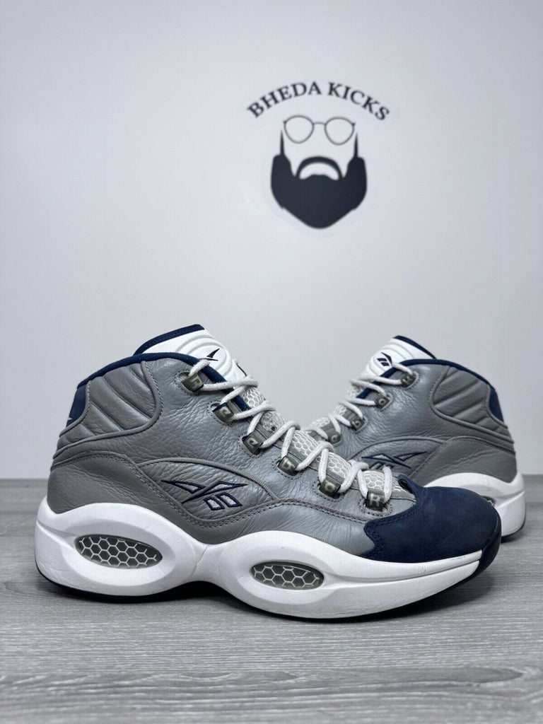 Size 12 - Reebok Question Mid Georgetown J-99179 Allen Iverson Preowned