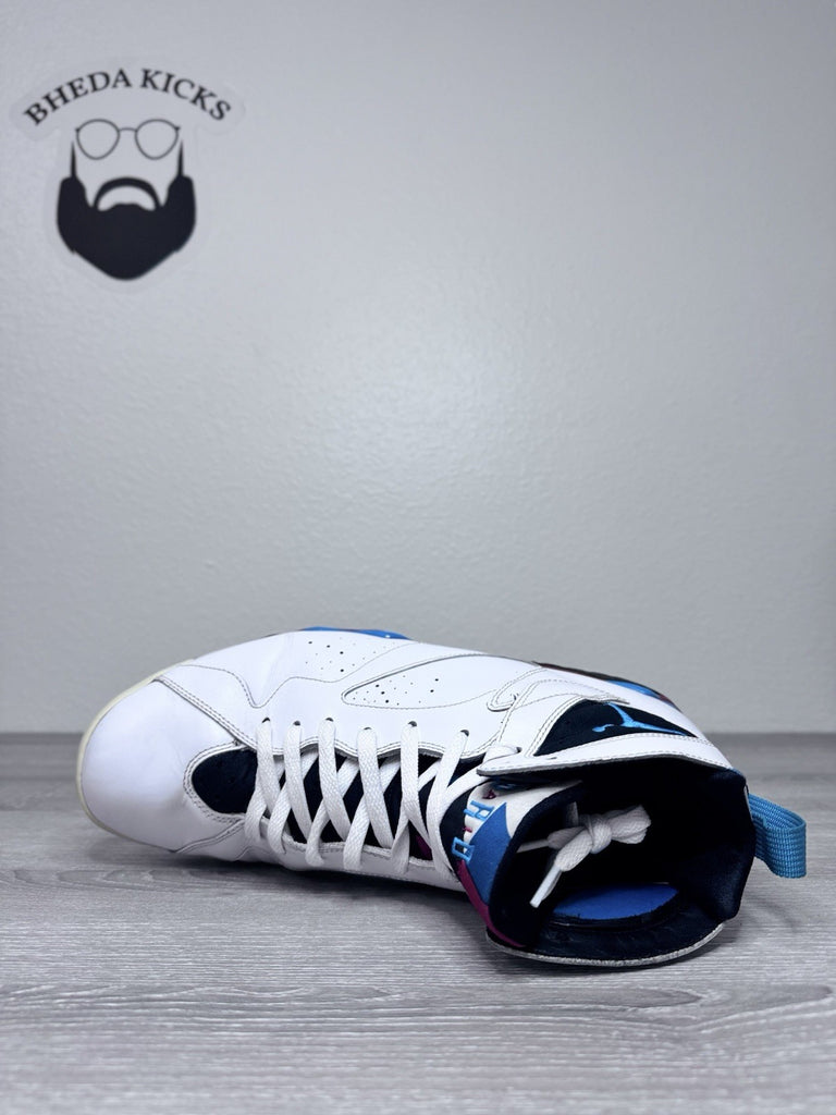 Size 13 - Nike Air Jordan 7 VII Retro Orion White Leather Sneaker 304775-105