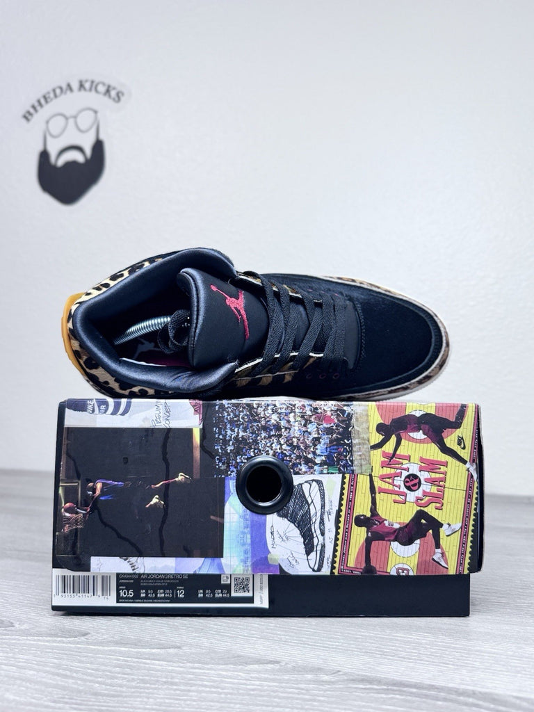 Size 10.5 - Air Jordan 3 Retro SE Animal Instinct White Black (CK4344-002)