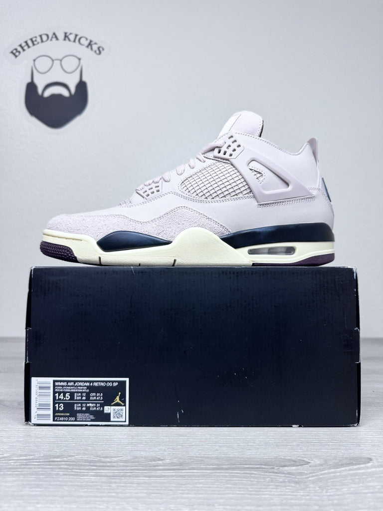 Size 14.5W/13M - A Ma Maniére x Air Jordan 4 Retro While You Were Sleeping New