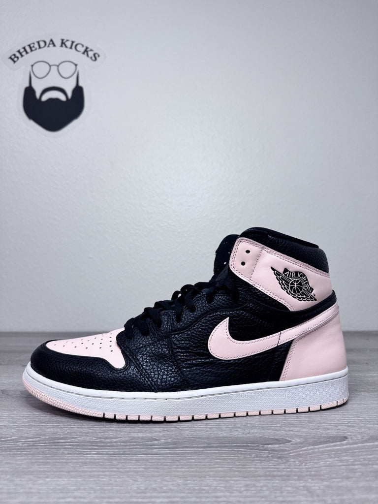Size 16 - Air Jordan Retro 1 High OG Crimson Tint 555088-081 Black Preowned