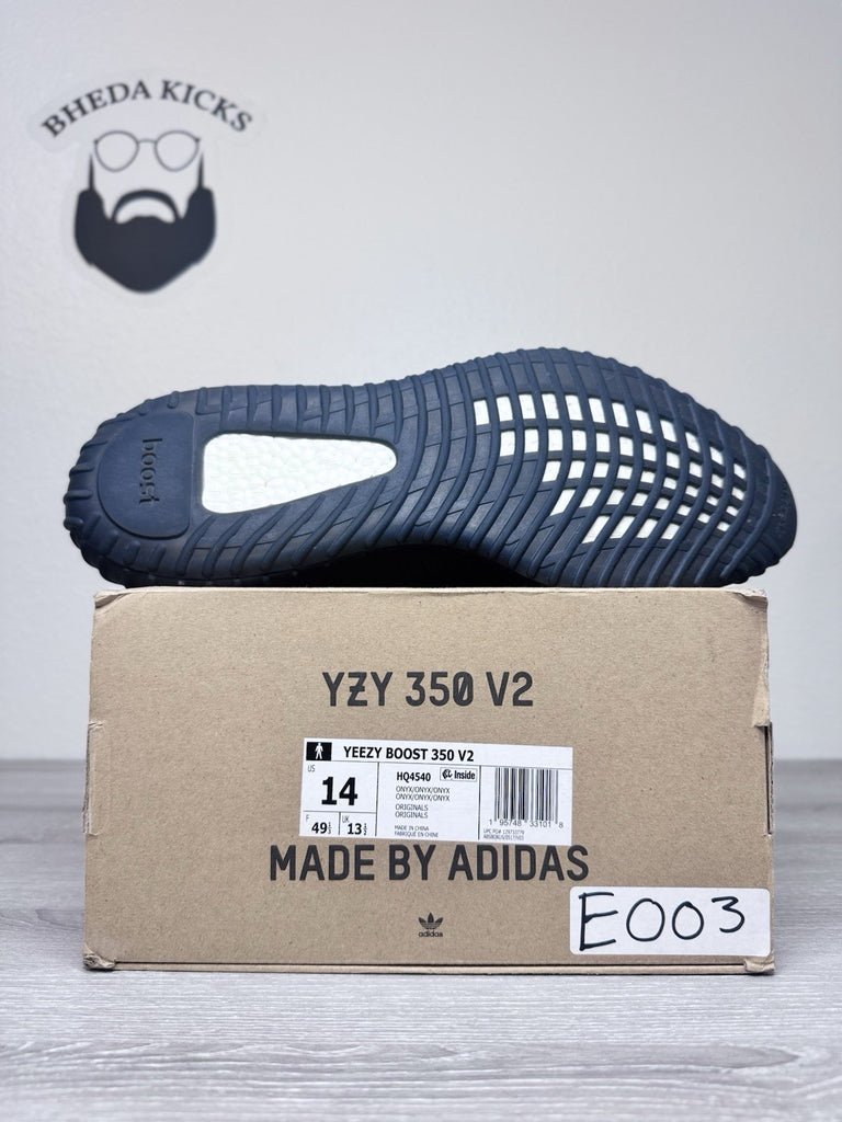 Size 14 - adidas Yeezy Boost 350 V2 Low Onyx HQ4540 Preowned Authentic