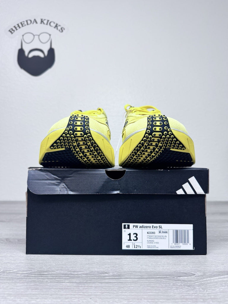 Size 13 - Adidas AdiZero Goukana Light Yellow Men's Running Shoes JP7177 New