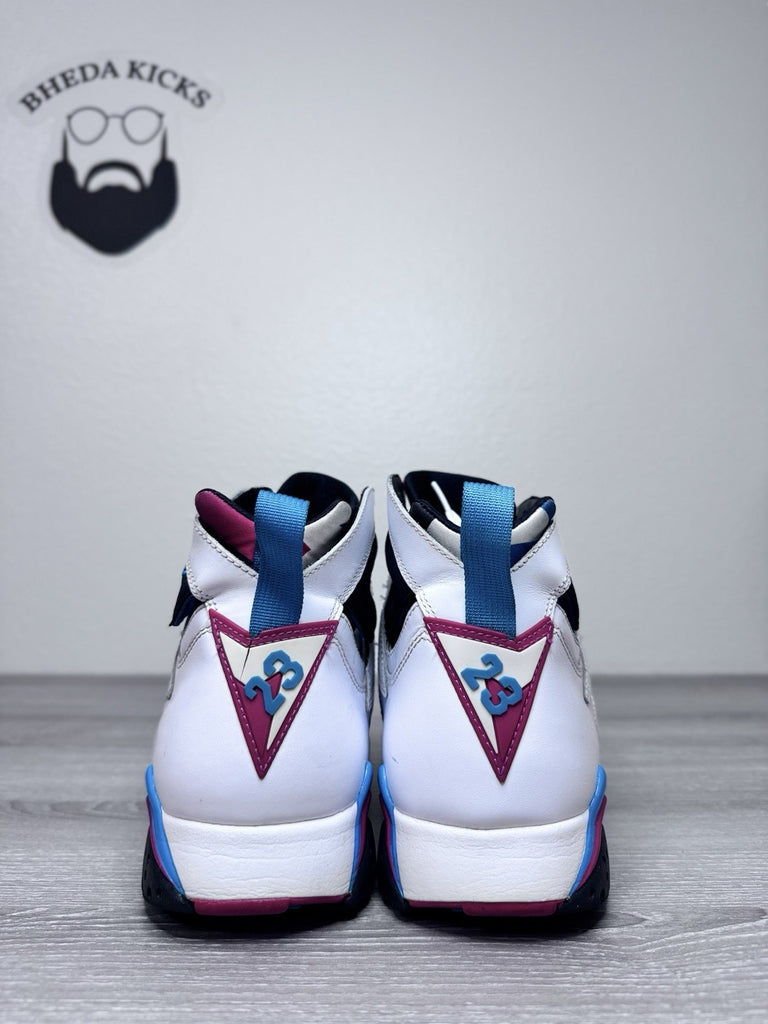 Size 13 - Nike Air Jordan 7 VII Retro Orion White Leather Sneaker 304775-105