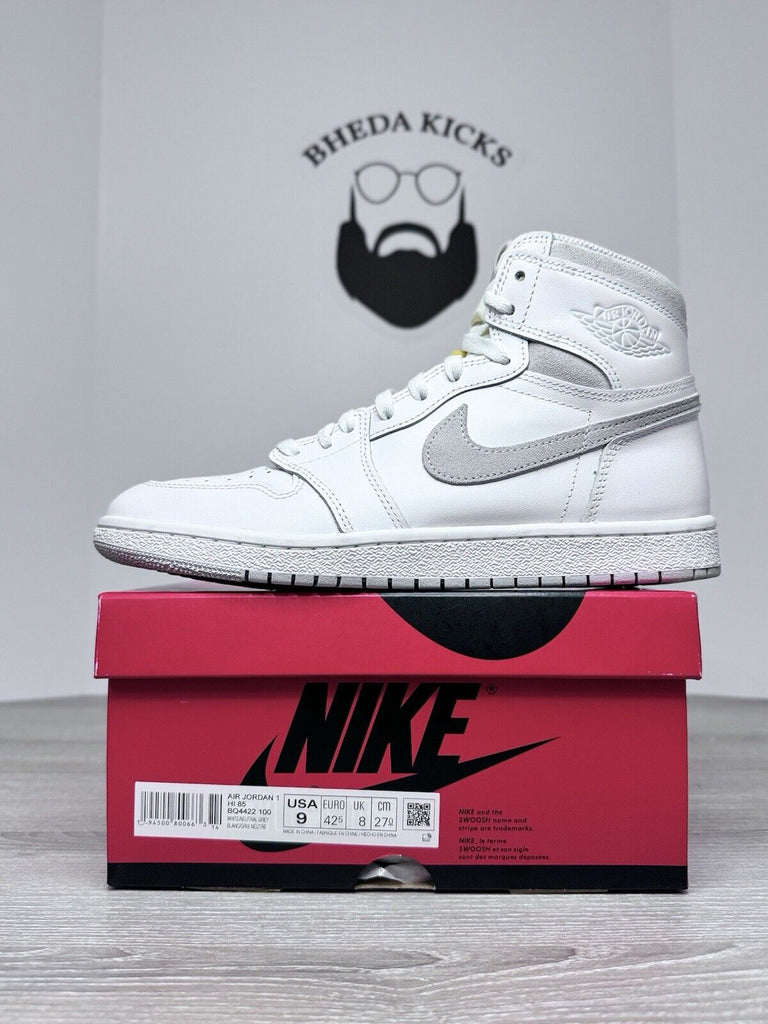 Size 9 - Jordan 1 Retro High 85 OG Neutral Grey BQ4422-100 Preowned Clean