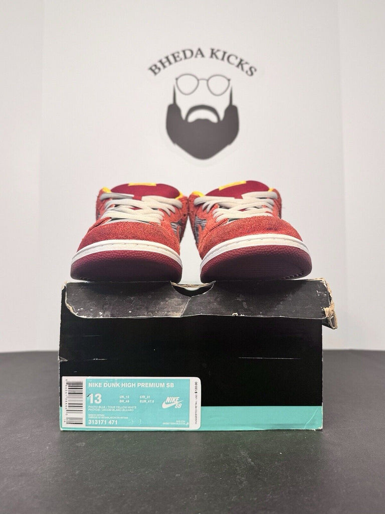 Size 13 - Nike SB Dunk Low Premium QS Crawfish 2014  504750-660 Rare Clean