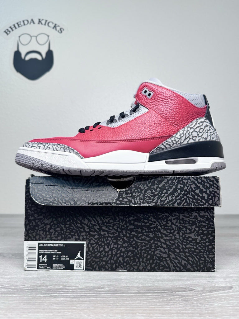 Size 14 - Jordan 3 Unite CHI Exclusive 2020 CU2277-600 Preowned Rare Authentic