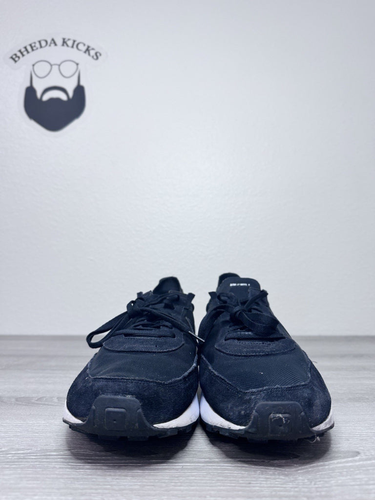 Size 15 - Nike Waffle One DA7995-001 Sneakers Black White Athletic Running Shoes