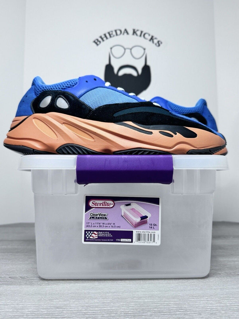 Size 14 - Adidas Yeezy Boost 700 Bright Blue (GZ0541) Preowned Authentic Clean