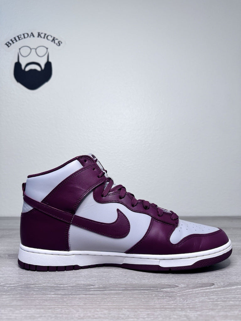 Size 15 - Nike Dunk High Retro Dark Beetroot Maroon Red Grey DD1399-600