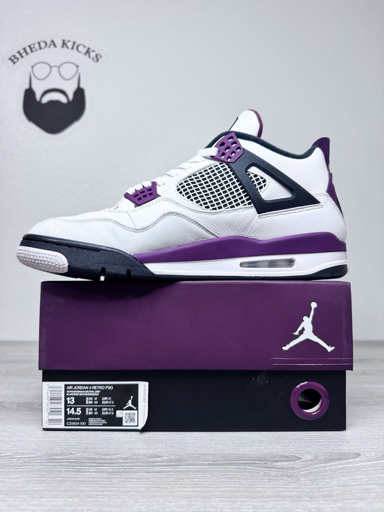 Size 13 - Jordan 4 Retro x Paris Saint-Germain Bordeaux 2020 (CZ5624-100)