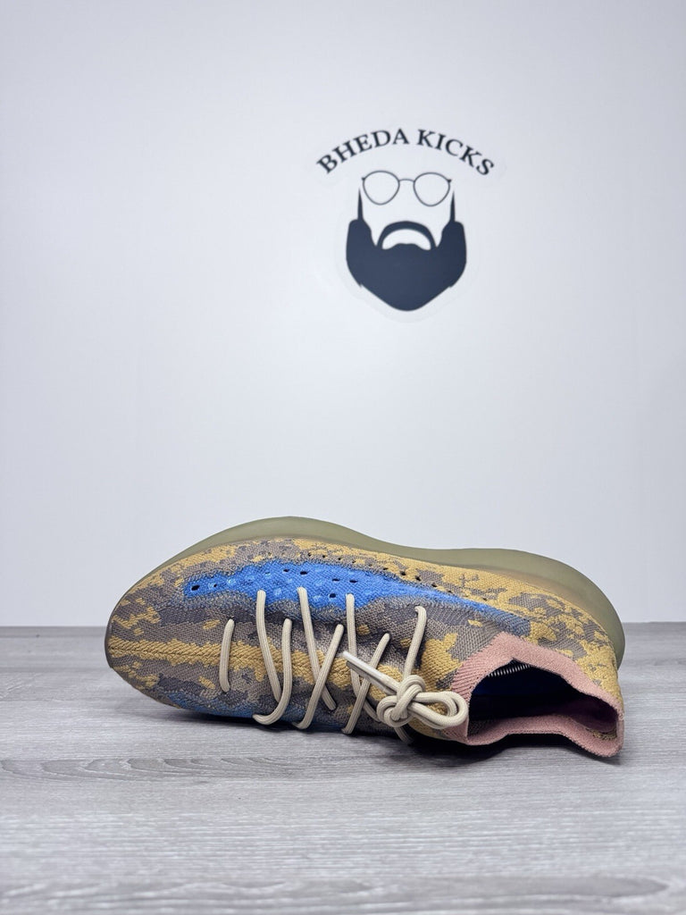 Size 14.5 - adidas Yeezy Boost 380 Blue Oat Non-Reflective Q47306 Preowned