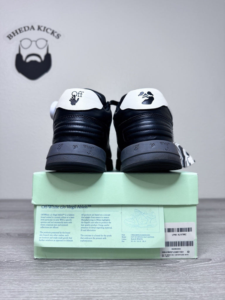 Size 43 EU/10 US - Off-White Out of Office Black White Panda Sneakers Preowned