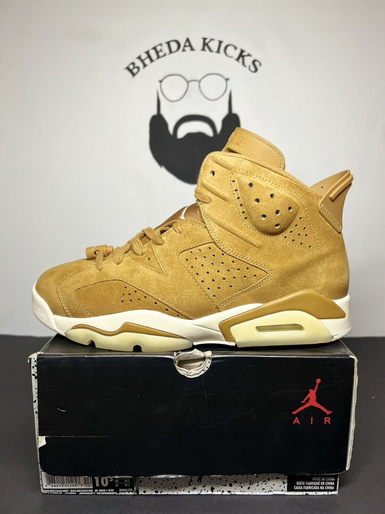 Nike Air Jordan 6 Retro Wheat size 10.5 OG VI 384664-705￼ Og Preowned Rare MJ