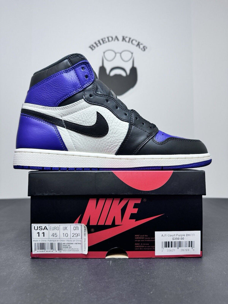 NEW DS Nike Air Jordan 1 Retro High OG Court Purple 555088-501 Men’s Size 11