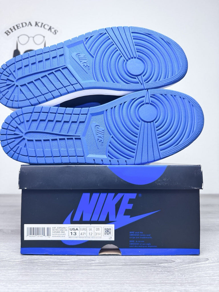 Size 13 - Jordan 1 Retro OG High Black Royal Blue Reimagined DZ5485-042
