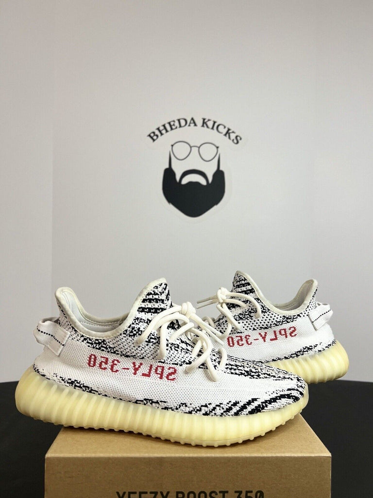 Adidas Yeezy Boost 350 V2 Zebra CP9654 Preowned Authentic Men’s Size 8